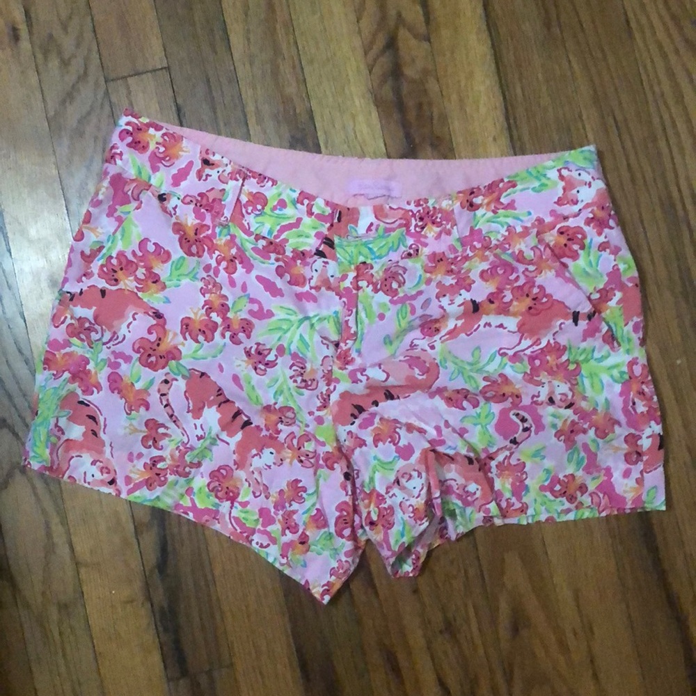 Lilly Pulitzer Rare Tiger Print Shorts